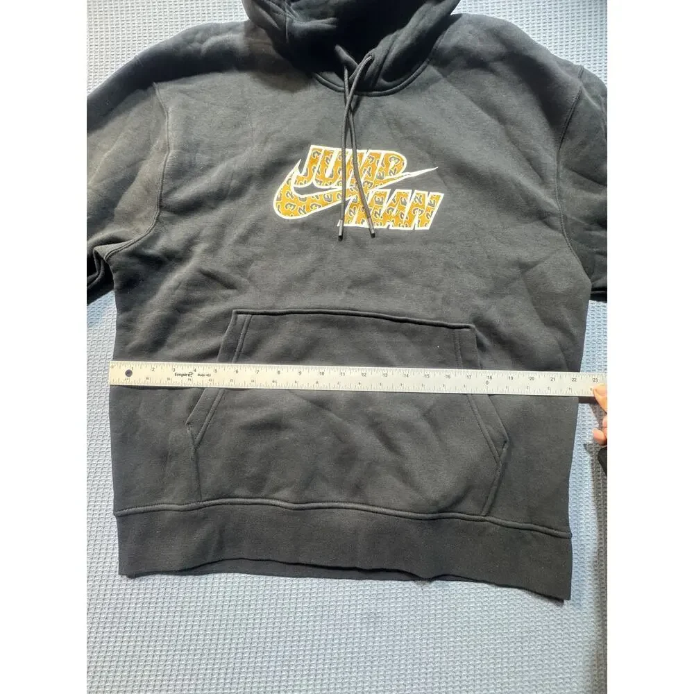 Nike JORDAN Flight Heritage Men's Hoodie Sz‎ M Black Brand New